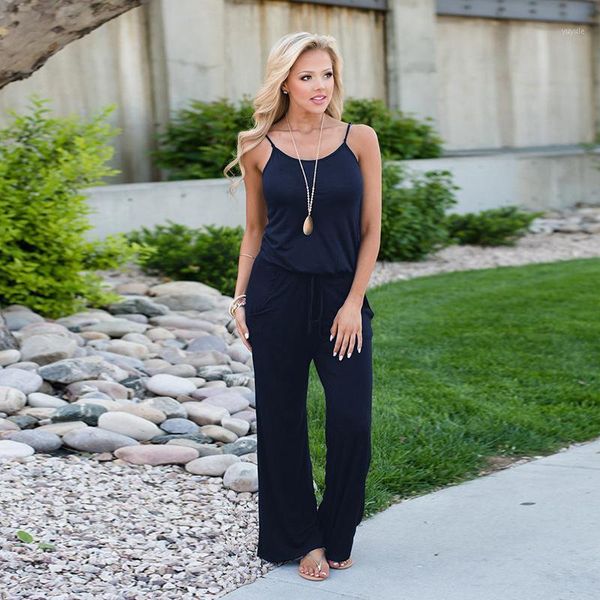 spaghetti strap jumpsuit women 2020 summer long pants floral print rompers beach casual jumpsuits sleeveless sashes playsuits1, Black;white
spaghetti strap jumpsuit women 2020 summer long pants floral print rompers beach casual jumpsuits sleeveless sashes playsuits1, Black;white