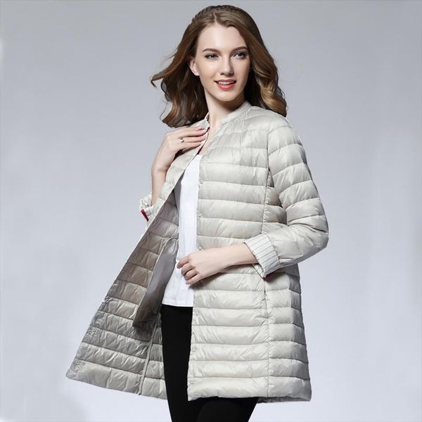 woman spring padded warm coat ultra light duck down jacket long female overcoat slim solid jackets winter coat portable parkas, Black
woman spring padded warm coat ultra light duck down jacket long female overcoat slim solid jackets winter coat portable parkas, Black