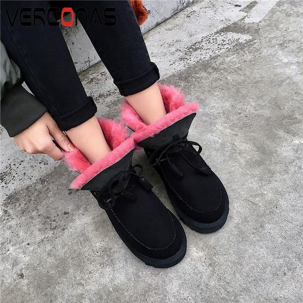 verconas warm snow boots women ankle boots fringe cross-tied shoes woman autumn winter new fur casual fashion flat with, Black
verconas warm snow boots women ankle boots fringe cross-tied shoes woman autumn winter new fur casual fashion flat with, Black