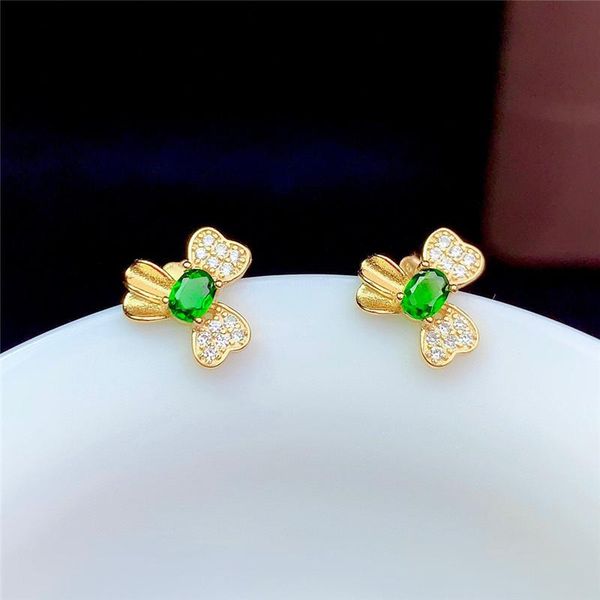 stud natural diopside 925 sterling silver earrings green gemstone size 3*4mm fashion jewelry for women test passed, Golden;silver
stud natural diopside 925 sterling silver earrings green gemstone size 3*4mm fashion jewelry for women test passed, Golden;silver