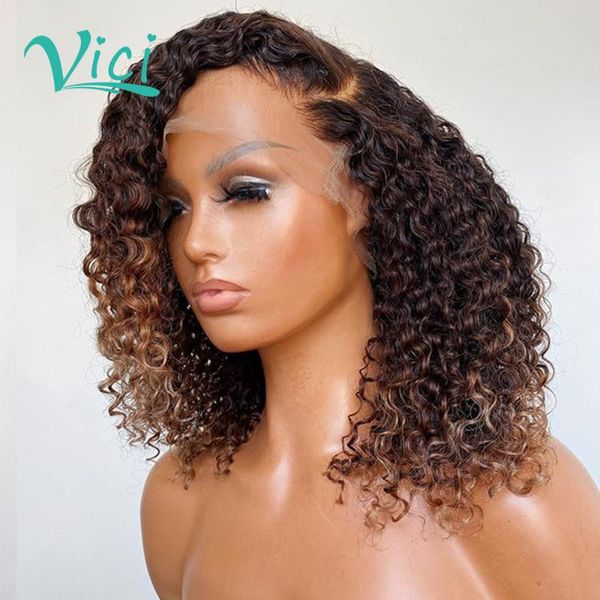 honey blonde lace front wigs for black women curly human hair wig blonde bob frontal wigs pre plucked with baby hair short wig, Black;brown
honey blonde lace front wigs for black women curly human hair wig blonde bob frontal wigs pre plucked with baby hair short wig, Black;brown