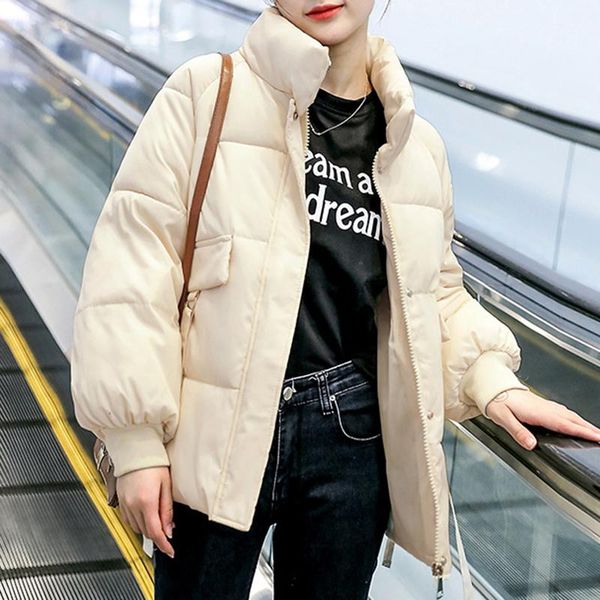 swqzvt solid color new arrival women winter jacket coat 2021 short stand collar winter clothes women parkas casaco feminino, Black
swqzvt solid color new arrival women winter jacket coat 2021 short stand collar winter clothes women parkas casaco feminino, Black