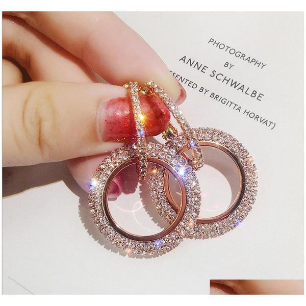 new design creative jewelry high-grade elegant crystal earrings round gold and silver color earrings wedding party sqcxyj homes2007
new design creative jewelry high-grade elegant crystal earrings round gold and silver color earrings wedding party sqcxyj homes2007