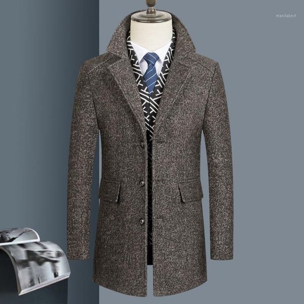 cloth coat man with thick wool, son of qiu dong season long woolen cloth dust coat middle-aged father steve1, Black
cloth coat man with thick wool, son of qiu dong season long woolen cloth dust coat middle-aged father steve1, Black