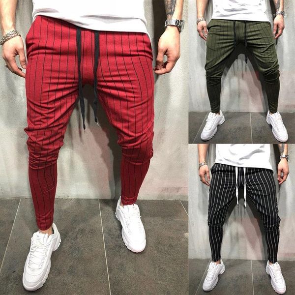 men's pants vertical stripe pencil men slim fit skinny trousers joggers trackpant casual drawstring male sweatpants pantalones hombre1, Black
men's pants vertical stripe pencil men slim fit skinny trousers joggers trackpant casual drawstring male sweatpants pantalones hombre1, Black