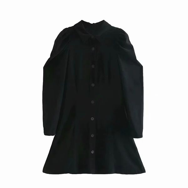 2021 new black shirt women autumn lapel collar long puff sleeve mini dresses ladies button up korean casual dress vfbg, Black;gray
2021 new black shirt women autumn lapel collar long puff sleeve mini dresses ladies button up korean casual dress vfbg, Black;gray