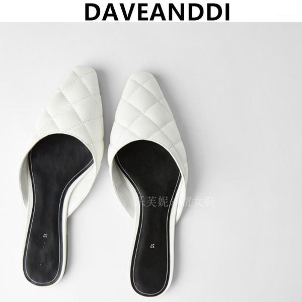 dave&di 2020 summer shoes women ins fashion blogger vintage sewing thread flat shoes mules women slippers woman1, Black
dave&di 2020 summer shoes women ins fashion blogger vintage sewing thread flat shoes mules women slippers woman1, Black