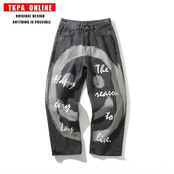 oaeop leg male and female dad pants gradient dark hop loose wide tkpa hip bereaved washed old smiley and jeans printed jeans pbjoh, Blue
oaeop leg male and female dad pants gradient dark hop loose wide tkpa hip bereaved washed old smiley and jeans printed jeans pbjoh, Blue