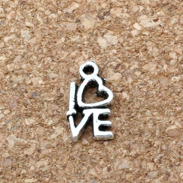 500pcs antique silver alloy love charms pendants for jewelry making bracelet necklace diy accessories 8x14mm a-170, Bronze;silver
500pcs antique silver alloy love charms pendants for jewelry making bracelet necklace diy accessories 8x14mm a-170, Bronze;silver