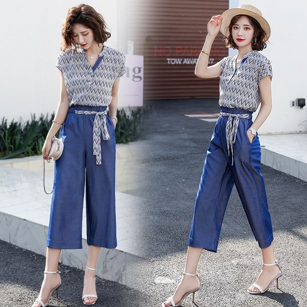temperament fashion light mature wind wide leg set women summer 2020 new women's high waist loose show pants suit wide leg pants suit t, Gray
temperament fashion light mature wind wide leg set women summer 2020 new women's high waist loose show pants suit wide leg pants suit t, Gray