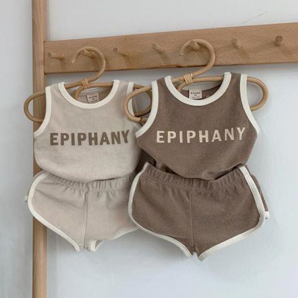 toddler baby boy clothes set cotton 0-24m summer outfits letter sleeveless vest + shorts 2pcs boys short pants suit y200803, White
toddler baby boy clothes set cotton 0-24m summer outfits letter sleeveless vest + shorts 2pcs boys short pants suit y200803, White