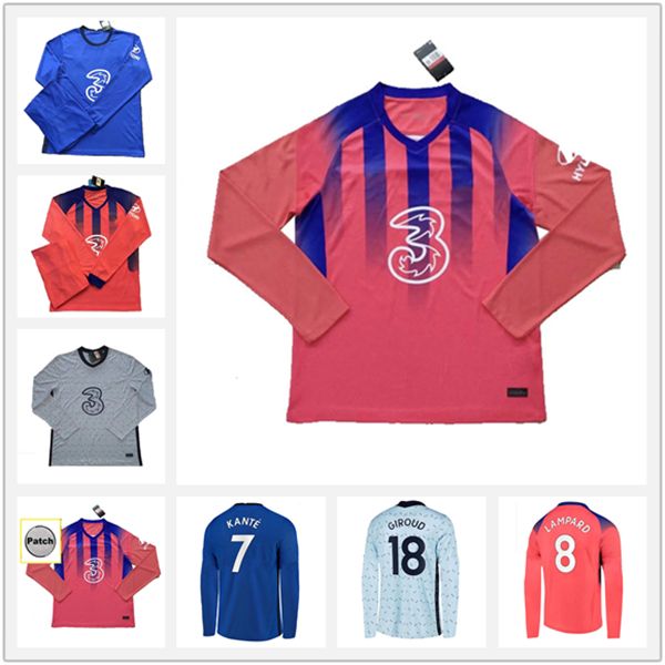 20 21 giroud kante long sleeve mens soccer jerseys jorginho kovacic pulisic home away 3rd football shirts morata jorginho suit uniforms, Black
20 21 giroud kante long sleeve mens soccer jerseys jorginho kovacic pulisic home away 3rd football shirts morata jorginho suit uniforms, Black