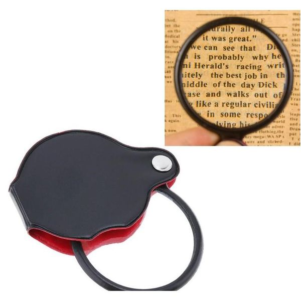 portable mini black reading magnifying 50mm 60mm hand-hold magnifier lens foldable pocket optical lens tool with cortical protective owwxk
portable mini black reading magnifying 50mm 60mm hand-hold magnifier lens foldable pocket optical lens tool with cortical protective owwxk