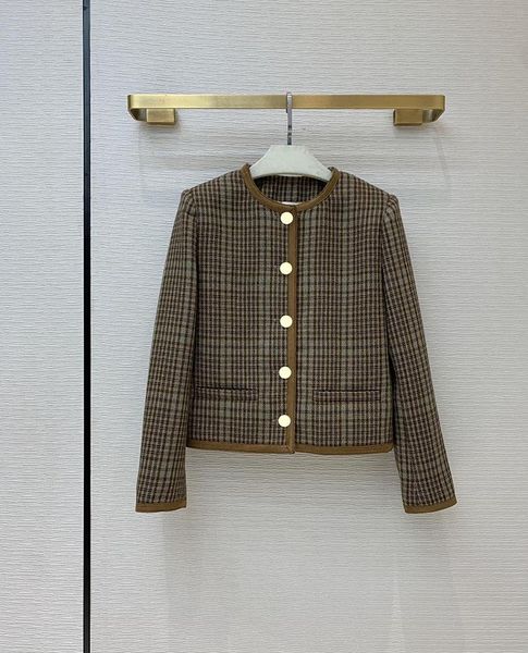 women's wool & blends high-end o-neck jacket coat 2021 autumn winter women british check woolen clothes luxury long sleeve thin small c, Black
women's wool & blends high-end o-neck jacket coat 2021 autumn winter women british check woolen clothes luxury long sleeve thin small c, Black