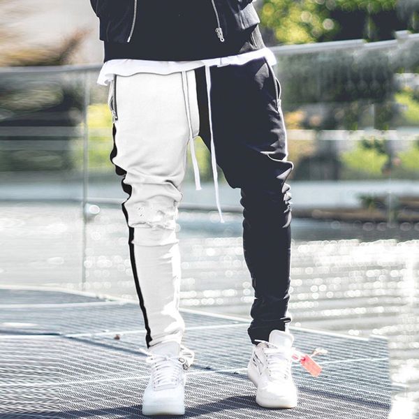 fashion style sweatpants trousers mens long color block street patchwork zippers elastic casual comfortable pencil pants q1219, Black
fashion style sweatpants trousers mens long color block street patchwork zippers elastic casual comfortable pencil pants q1219, Black