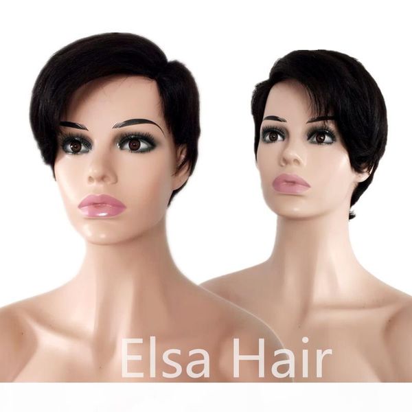 short human hair wigs for black women straight lace front wig brazilian wigs remy 130% 4" bob wig bleached knots, Black;brown
short human hair wigs for black women straight lace front wig brazilian wigs remy 130% 4" bob wig bleached knots, Black;brown