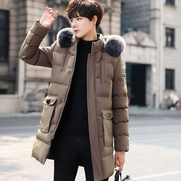 winter thick men's cotton shirt slim short jacket students large size trend coat down padded clothes kg-1139, Black
winter thick men's cotton shirt slim short jacket students large size trend coat down padded clothes kg-1139, Black