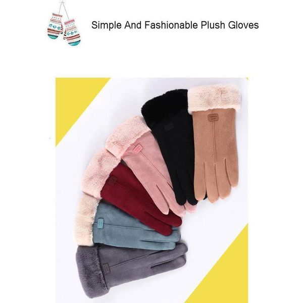 women gloves pelucia couple gloves touch screen glove suede double thickening fashion modis femme eldiven rekawiczk sqchrp, Black
women gloves pelucia couple gloves touch screen glove suede double thickening fashion modis femme eldiven rekawiczk sqchrp, Black