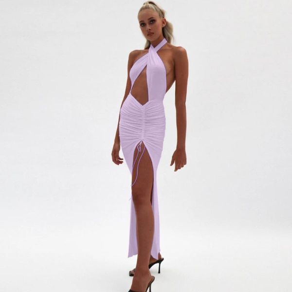 casual dresses women sleeveless split dress solid color irregular hem backless party cross halter lady long clubwear, Black;gray
casual dresses women sleeveless split dress solid color irregular hem backless party cross halter lady long clubwear, Black;gray