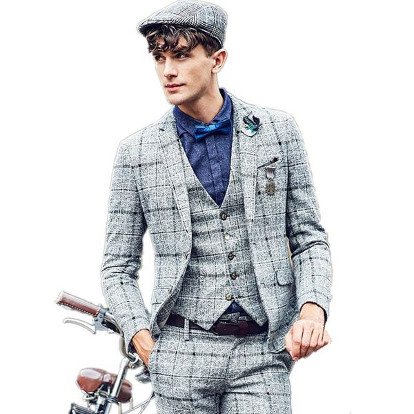 men's suits & blazers mens double breasted leisure suit of scotland case grain suitable for autumn and winter suit, too(coat + pants ve, White;black
men's suits & blazers mens double breasted leisure suit of scotland case grain suitable for autumn and winter suit, too(coat + pants ve, White;black