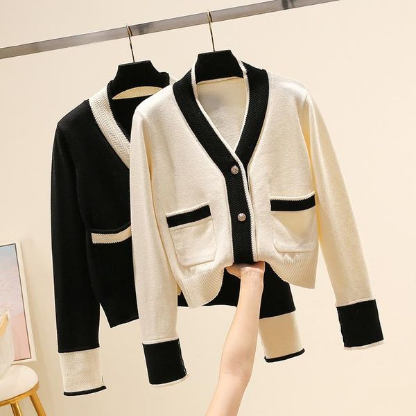 women's knits & tees knitted cardigan 2021 autumn and winter loose versatile lazy wind jacket coat sweater, White
women's knits & tees knitted cardigan 2021 autumn and winter loose versatile lazy wind jacket coat sweater, White