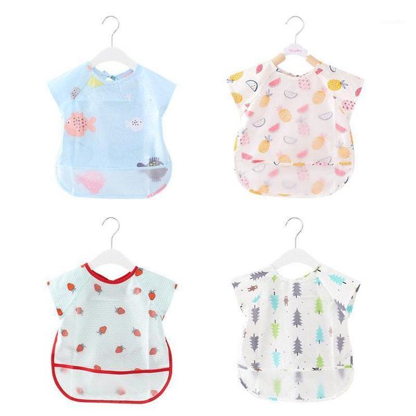 hair accessories cotton summer cute baby bibs waterproof short sleeve apron children feeding smock clothes soft eat toddler clothing1, Slivery;white
hair accessories cotton summer cute baby bibs waterproof short sleeve apron children feeding smock clothes soft eat toddler clothing1, Slivery;white