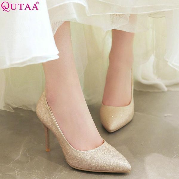 qutaa 2021 women pumps all match pu leather fashion women shoes thin igh heel pointed toe ladies wedding pumps size 34-431, Black
qutaa 2021 women pumps all match pu leather fashion women shoes thin igh heel pointed toe ladies wedding pumps size 34-431, Black
