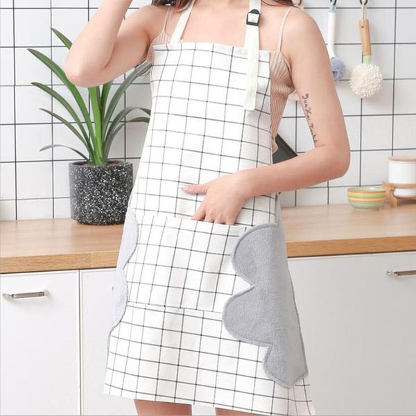 super thick wear-resistant kitchen apron female waterproof and oil-proof sleeveless overalls cooking can wipe hands dropshiping
super thick wear-resistant kitchen apron female waterproof and oil-proof sleeveless overalls cooking can wipe hands dropshiping