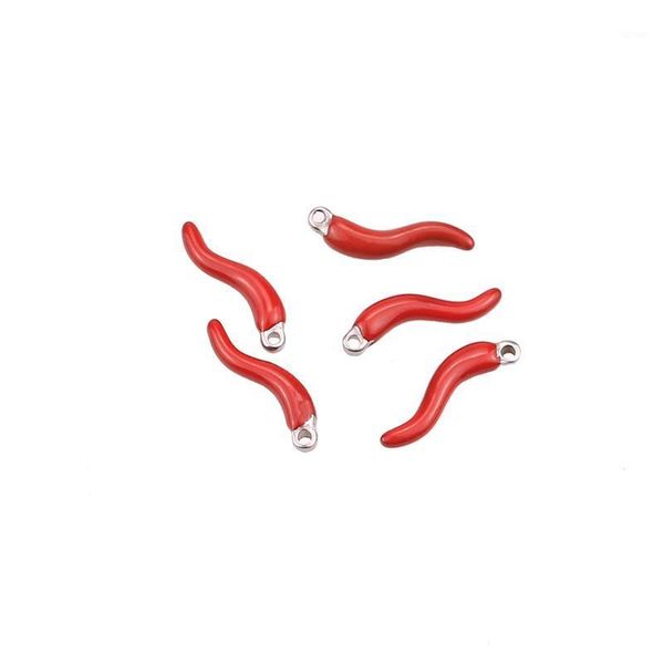 5pcs 20mm enamel red pepper charm for jewelry making chili crafts charms fashion necklace pendant aka sorority earring bracelet1, Bronze;silver
5pcs 20mm enamel red pepper charm for jewelry making chili crafts charms fashion necklace pendant aka sorority earring bracelet1, Bronze;silver