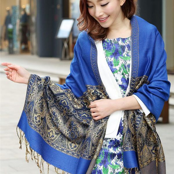 scarves vintage scarf female autumn winter design brand women big size travel schal neckerchief ethnic blanket all-match explosion, Blue;gray
scarves vintage scarf female autumn winter design brand women big size travel schal neckerchief ethnic blanket all-match explosion, Blue;gray