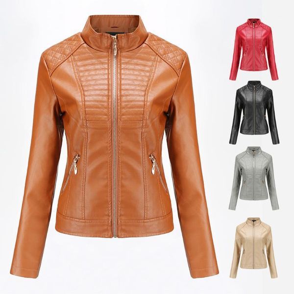 coat female pu leather jacket casual spring autumn coat women clothes 2020 korean outwear chaqueta cuero mujer zt50191, Black
coat female pu leather jacket casual spring autumn coat women clothes 2020 korean outwear chaqueta cuero mujer zt50191, Black