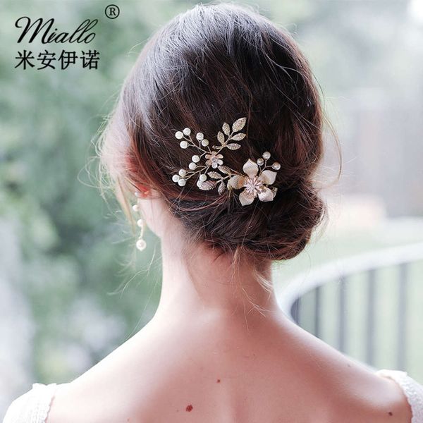 jewelry dripping oil alloy flower handmade pearl hairpin bridal side clip wedding dress headdress accessories, Silver
jewelry dripping oil alloy flower handmade pearl hairpin bridal side clip wedding dress headdress accessories, Silver