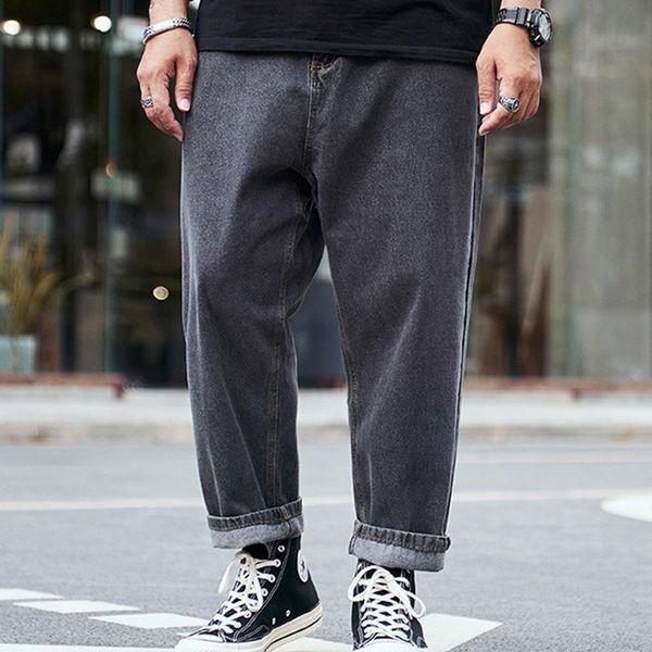 men's jeans ankle denim man plus size men solid color casual loose trousers harlan straight, Blue
men's jeans ankle denim man plus size men solid color casual loose trousers harlan straight, Blue