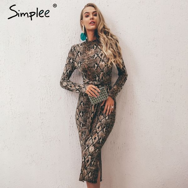 simplee leopard print women long dresss autumn long sleeve sashes bodycon stretch dresses elegant party female vesitidos y200101, White;black
simplee leopard print women long dresss autumn long sleeve sashes bodycon stretch dresses elegant party female vesitidos y200101, White;black