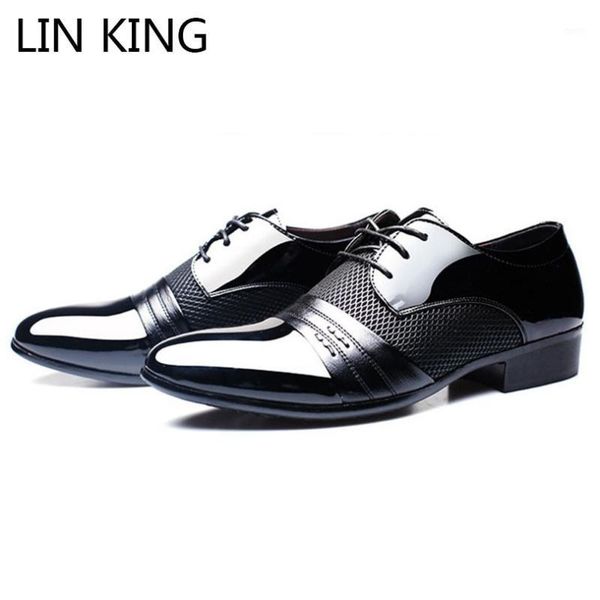 lin king plus size men leather shoes lace up pointed toe casual shoes man business dress ankle formale for wedding1, Black
lin king plus size men leather shoes lace up pointed toe casual shoes man business dress ankle formale for wedding1, Black