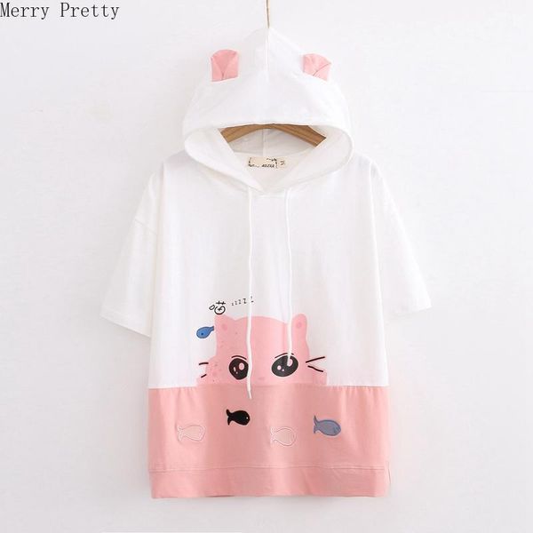 harajuku cartoon cat embroidery hoodies sweatshirts with ears on hood women summer cotton hooded pullovers student sweatshirt1, Black
harajuku cartoon cat embroidery hoodies sweatshirts with ears on hood women summer cotton hooded pullovers student sweatshirt1, Black