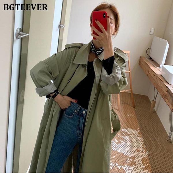 women's trench coats 2021 autumn winter loose women coat with sashes oversize single breasted vintage overcoats female windbreaker outw, Tan;black
women's trench coats 2021 autumn winter loose women coat with sashes oversize single breasted vintage overcoats female windbreaker outw, Tan;black