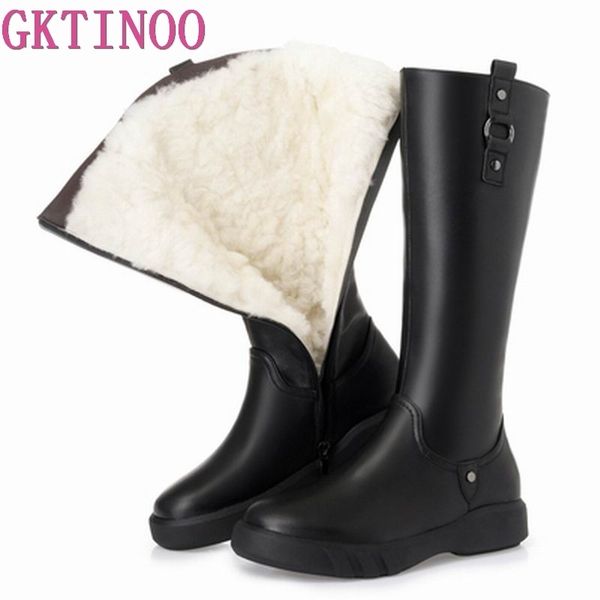 gktinoo natural wool knee high boots women genuine leather zipper simple flat shoes warm winter snow boots 200928, Black
gktinoo natural wool knee high boots women genuine leather zipper simple flat shoes warm winter snow boots 200928, Black