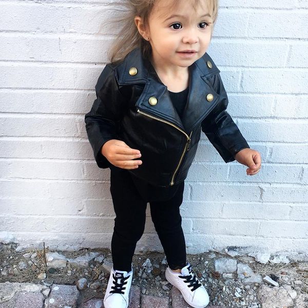 fashion winter children pu jacket outwear coat autumn winter baby girl boy outwear leather coat slim kids clothes streetwear, Black;brown
fashion winter children pu jacket outwear coat autumn winter baby girl boy outwear leather coat slim kids clothes streetwear, Black;brown