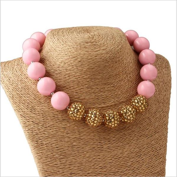 baby girls pink solid gumball beads chunky necklace simple design princess kids bubblegum necklace for party jewelry, Golden;silver
baby girls pink solid gumball beads chunky necklace simple design princess kids bubblegum necklace for party jewelry, Golden;silver