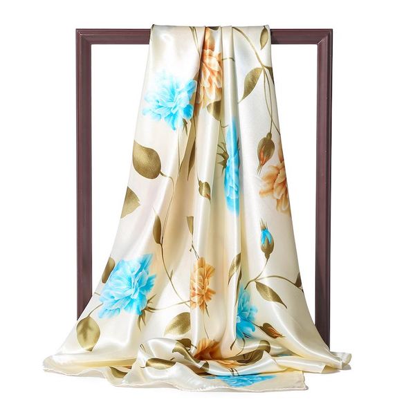 women springt silk scarf shawls beach wraps lady square hijab office neck scarves floral print satin pashmina 2020 sale bbypmv bdehome, Blue;gray
women springt silk scarf shawls beach wraps lady square hijab office neck scarves floral print satin pashmina 2020 sale bbypmv bdehome, Blue;gray