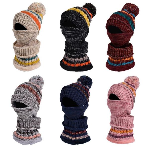 women scarf winter sets cap protection girls accessory women ball scarf balaclava knitted hat, Blue;gray
women scarf winter sets cap protection girls accessory women ball scarf balaclava knitted hat, Blue;gray