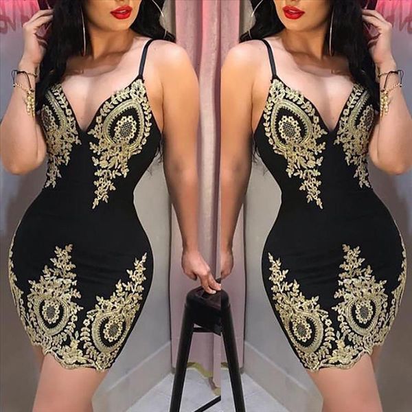 women spaghetti bandage body-con evening party elegant deep v-neck sleeveless skinny short mini dress drop shipping, Black;gray
women spaghetti bandage body-con evening party elegant deep v-neck sleeveless skinny short mini dress drop shipping, Black;gray