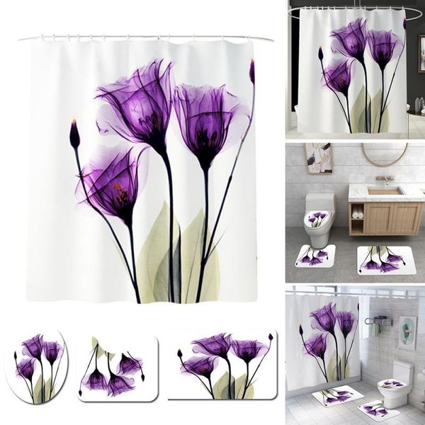 bath accessory set printed pattern bathroom shower curtain base carpet cover toilet cushion non-slip mat accesories
bath accessory set printed pattern bathroom shower curtain base carpet cover toilet cushion non-slip mat accesories