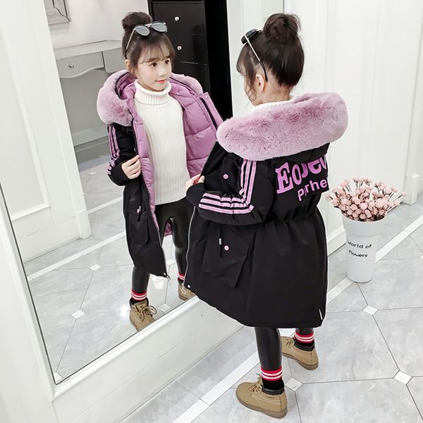 girl's thickened winter coat 2020 new korean style children's down mid long cotton padded jacket fashion, Blue;gray
girl's thickened winter coat 2020 new korean style children's down mid long cotton padded jacket fashion, Blue;gray