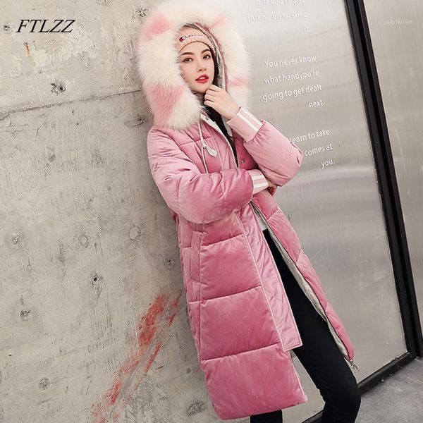 ftlzz winter velvet parka women medium long fur collar hooded plus size casual warm jackets snow overcoat1, Tan;black
ftlzz winter velvet parka women medium long fur collar hooded plus size casual warm jackets snow overcoat1, Tan;black