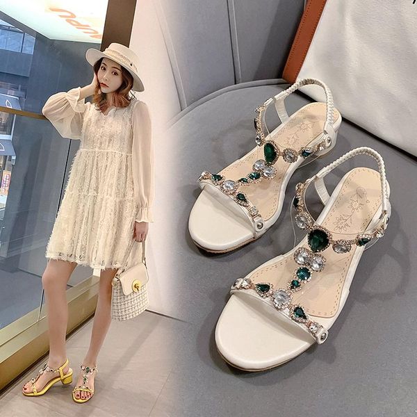 2020 summer new women fashion sandals transparent material crystal sandals large size casual slippers, Black
2020 summer new women fashion sandals transparent material crystal sandals large size casual slippers, Black