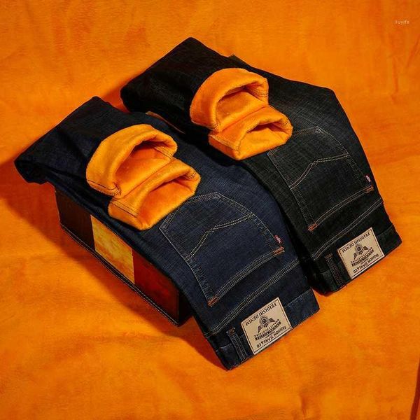 winter thick jeans men plus velvet thick warm casual pants stretch high waist loose straight winter men's pants1, Blue
winter thick jeans men plus velvet thick warm casual pants stretch high waist loose straight winter men's pants1, Blue