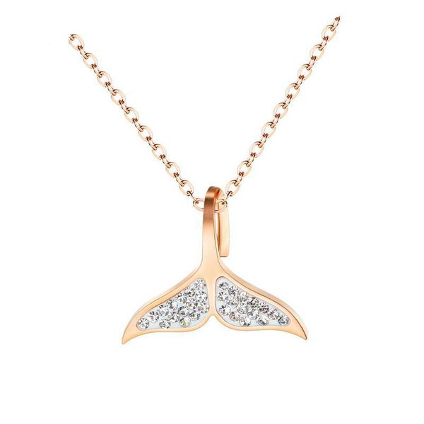 selling clavicle chain ins simple temperament fishtail pendant titanium steel rose gold mermaid necklace women gb1598, Silver
selling clavicle chain ins simple temperament fishtail pendant titanium steel rose gold mermaid necklace women gb1598, Silver