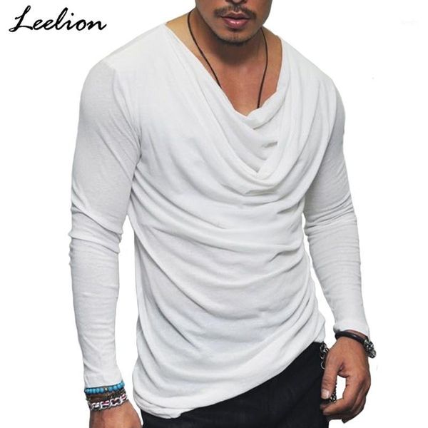 icelion 2018 new spring t shirt men fashion fold design solid t-shirt long sleeve hip hop streetwear slim fit men's tshirt 1, White;black
icelion 2018 new spring t shirt men fashion fold design solid t-shirt long sleeve hip hop streetwear slim fit men's tshirt 1, White;black